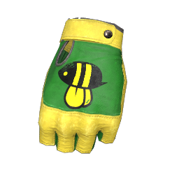 Bee Mellow Fingerless Gloves