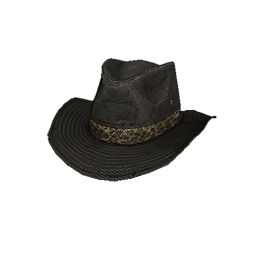 Black Canvas Outback Hat