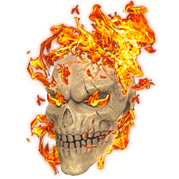 Fire Hazard Skull Mask