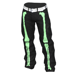 Green Bone Baggy Pants