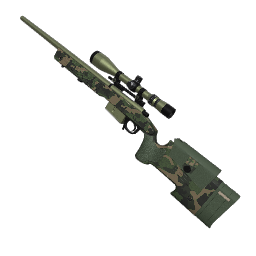 Green Camo Sniper Rifle