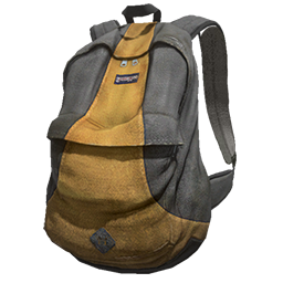 Gray and Yellow Backpack