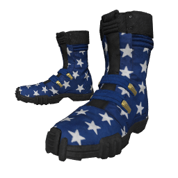 Patriotic Blue Combat Boots