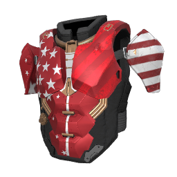 Patriotic Red Tactical Armor