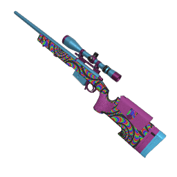 Rainbow Swirl Sniper Rifle