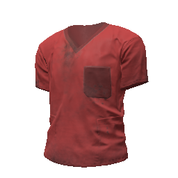 Red Scrubs Shirt