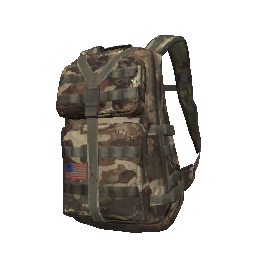 Tan Camo Military Backpack