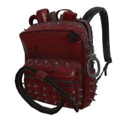 Vixen Red Military Backpack