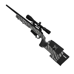 Zebra Striped Sniper Rifle