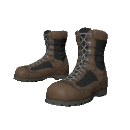 Brown Leather Combat Boots