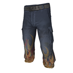 Skin: Flame Cargo Pants
