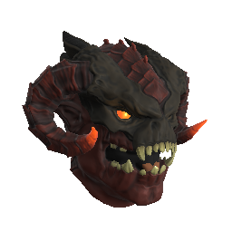 Red Infernal Demon Mask