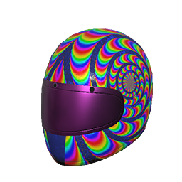 Skin: Rainbow Swirl Helmet