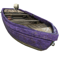Fishing Boat Purple Skin
