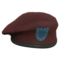 Red Military Beret