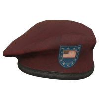 Red US Military Beret