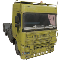 Semi Truck Yellow Skin