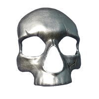 Skull Mask Silver