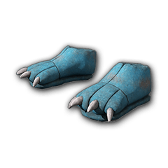 Dinoland Mascot Feet (Blue)