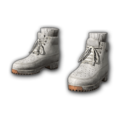 Hi-top Shoes (White)