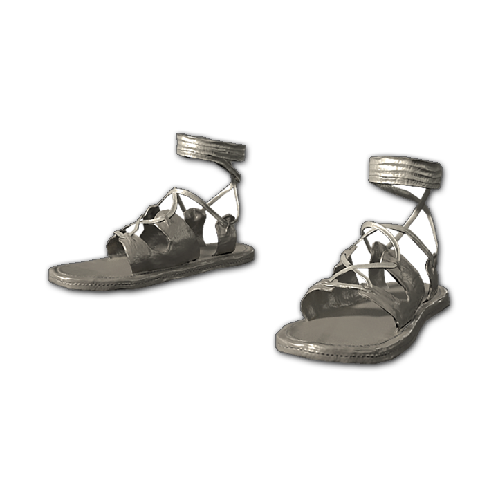 Silver Achilles Sandals