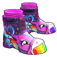 Rainbow Pony Boots